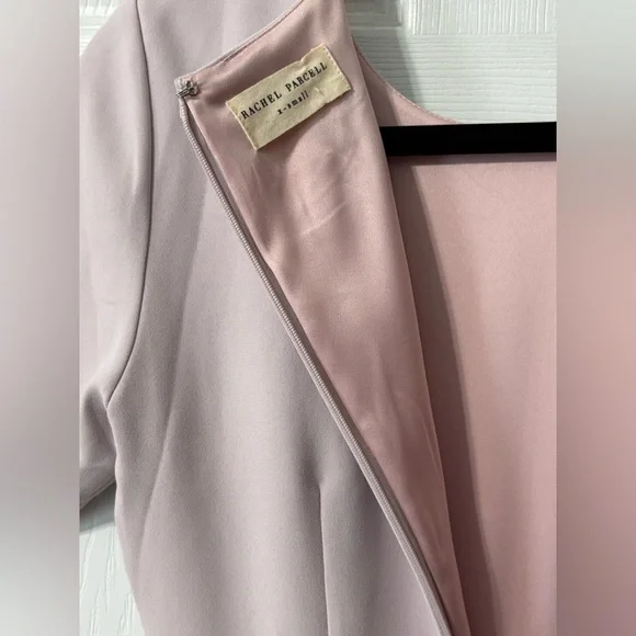 Rachel Parcell Cascade Sheath Dress Sz XS Pale Sweet Lilac Dress Lavender EUC - Picture 10 of 12